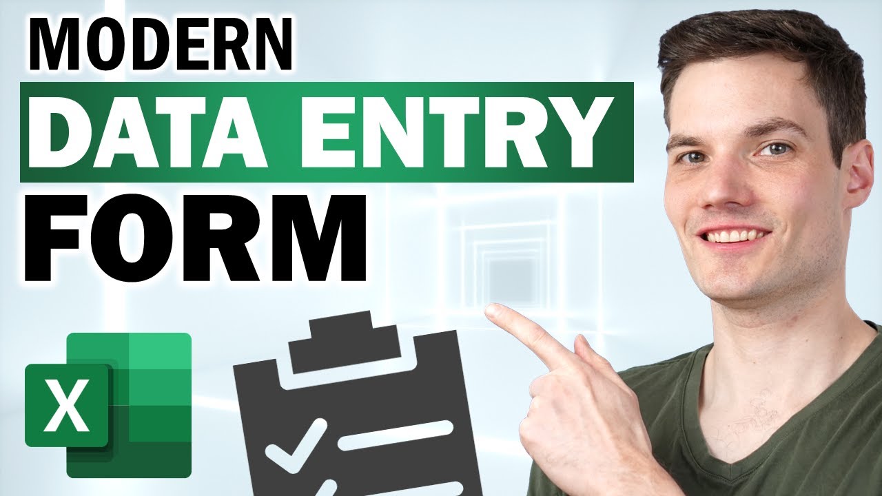How to Create Modern Excel Data Entry Form - EASY & NO VBA - Kevin Stratvert