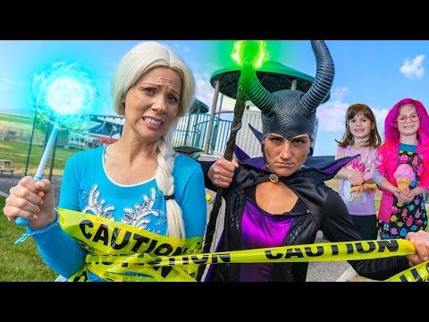 Elsa Teaches Maleficent About Lying and Forgiveness - Twin Sisters Tea Party!