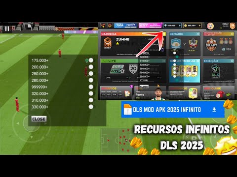 Dream League Soccer 2025 - COMO TER DINHEIRO INFINITO NO DLS 25! Mod atualizado