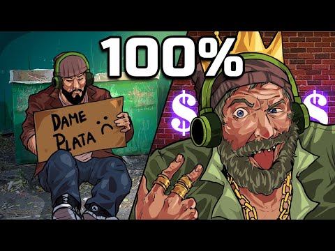 Jugué a SER VAGABUNDO al 100% [Documental]