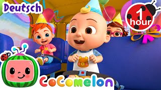 Die Räder vom Bus Geburtstagsfassung 🚌🎵 CoComelon Deutsch | Cartoons und Kinderlieder