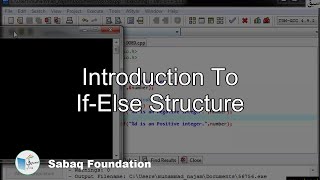 Introduction to if-else structure