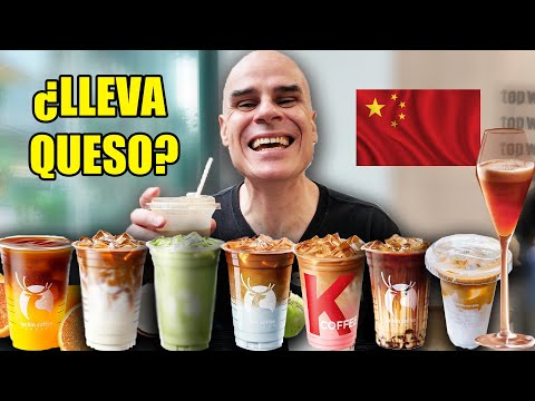 Probé 22 CAFÉs de sabores CURIOSOS en China ☕