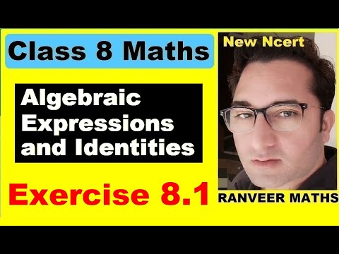 Class 8 Maths , Ex.8.1 Q1, Q2 (Algebraic Expressions And Identities) New Ncert | Ranveer Maths 8