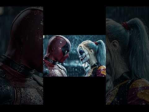 DEADPOOL + HARLEY QUINN ❤️‍🔥AI generated #deadpool #marvel
