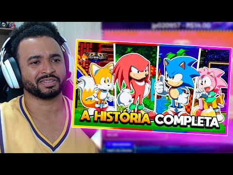 A HISTÓRIA COMPLETA DA ORIGEM DE SONIC ( RESUMO ) | ALEXANDRE NA ÁREA #react