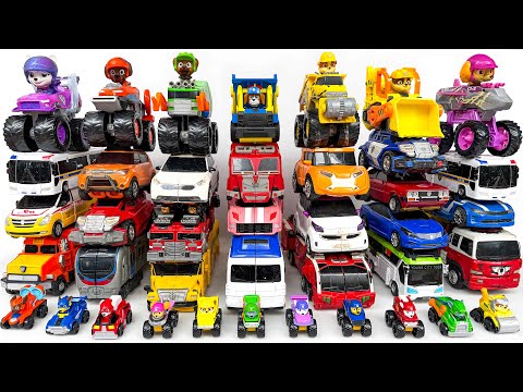 Full TRANSFORMERS Robot Tobot Episode - Giant Paw Patrol Vehicles Adventure & BUMBLEBEE, DINOSAURUS