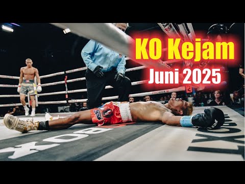 25 KO Kejam Tinju Terbaru (Juni 2025)