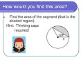 Understanding Areas and Segments of Circles