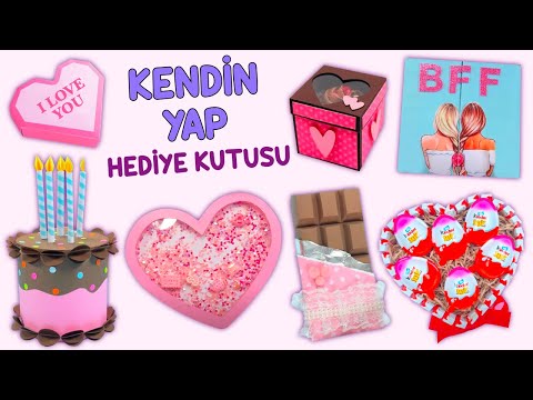 KENDİN YAP – ATIK KARTONDAN HEDİYE KUTUSU – KOLAY VE UCUZ