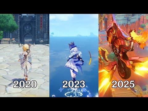 Genshin Movement THEN vs NOW.... HUGE Difference 👟