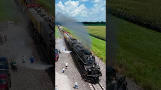Union Pacific’s Big Boy 4014 in Plainview, IL Plainview #bigboy4014