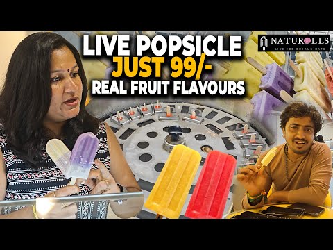 JUST 99 Rupees Only - live Popsicles Making😍💕 Naturolls Velachery | Foodchutney