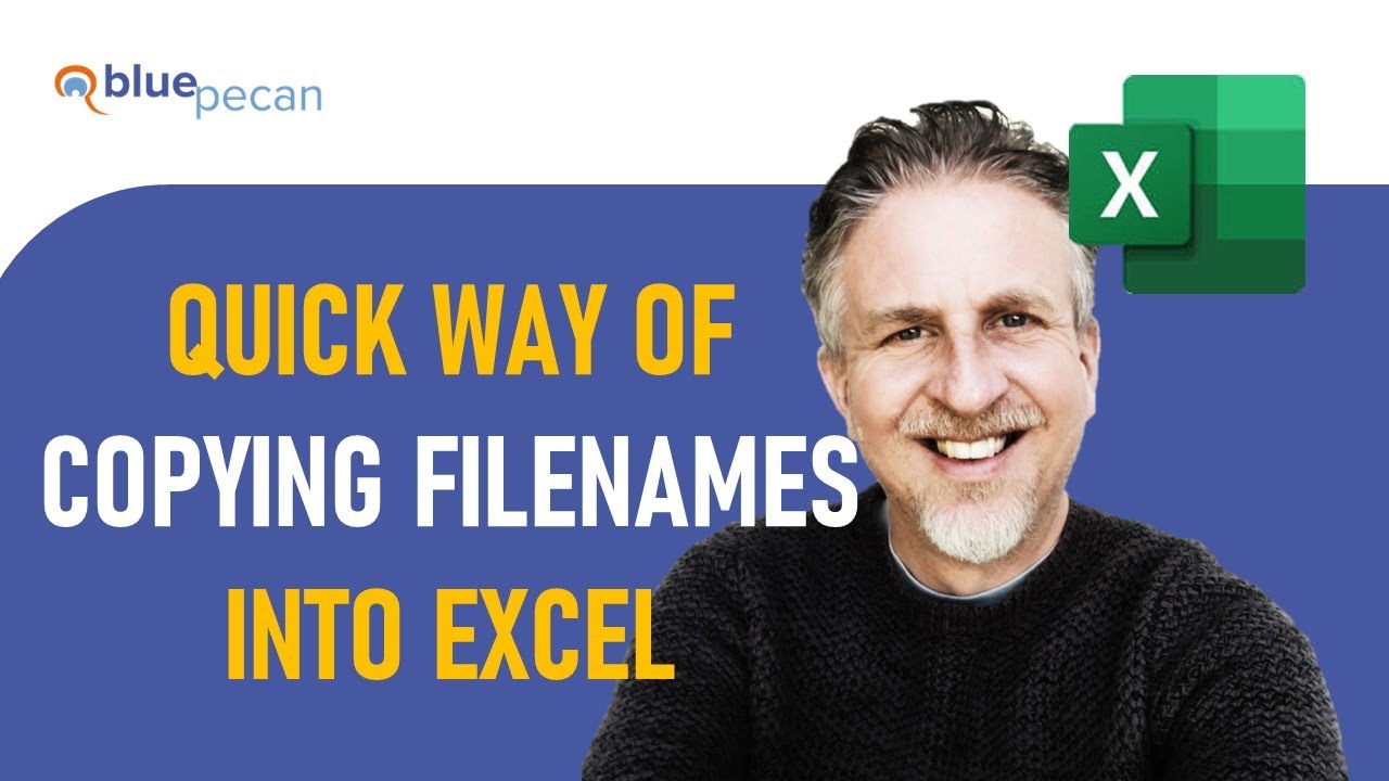 Copy a list of Filenames into Excel Using Command Prompt in Windows