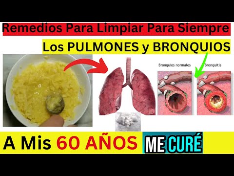 El MEJOR REMEDIOS NATURAL Para Limpiar Los PULMONES Y Los BRONQUIOS - en 3 Di@s