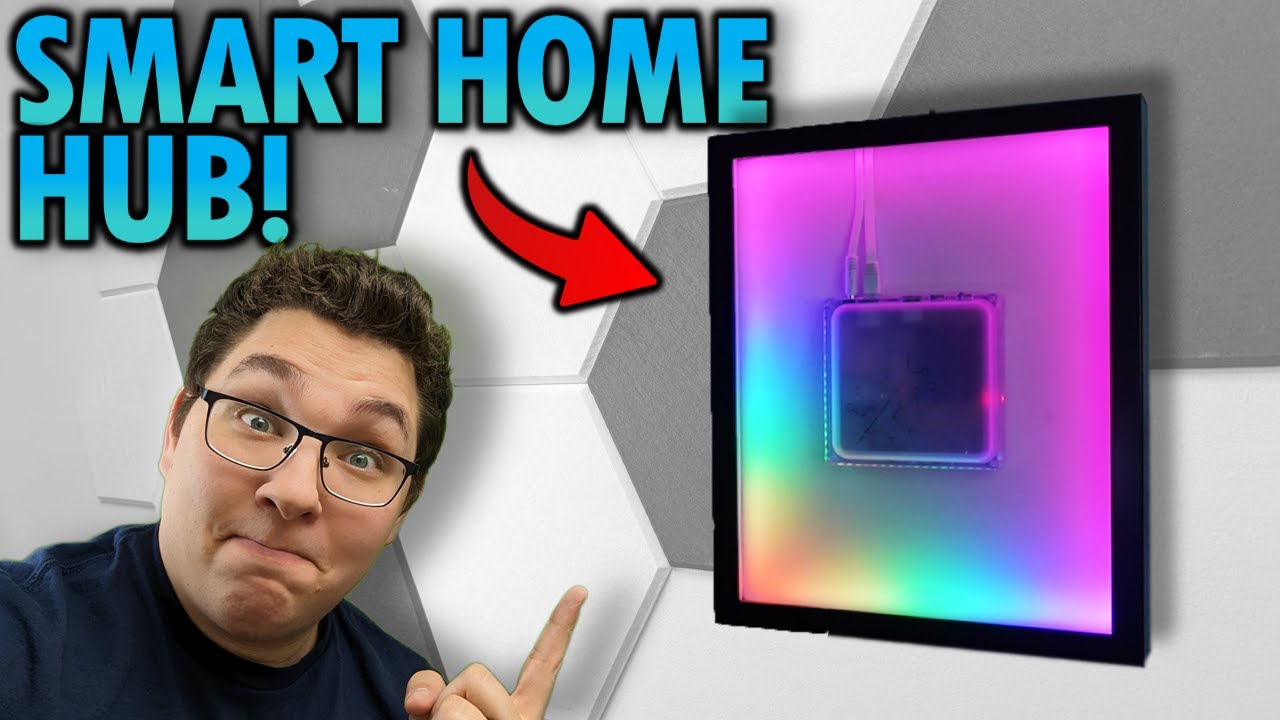 Turning my SMART HOME HUB into WALL ART! (with WLED!)