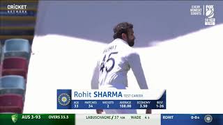Rohit Sharma Bowls Medium Pace In Day 1 of 4th Test Match Against Australia #IndVsAus