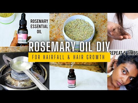 2 Ingredient Rosemary Oil at Home - DIY Rosemary Oil