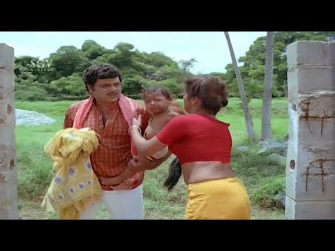 Ambareesh Saved Village Girl From Bad People - Solillada Saradara Kannada Movie