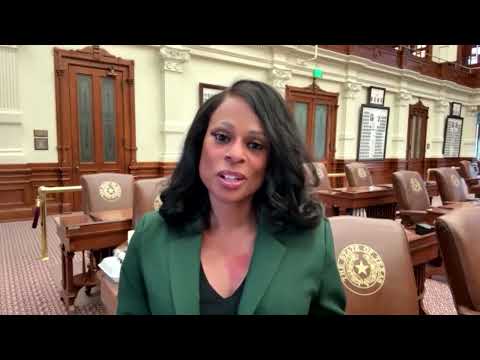 YouTube video thumbnail: Texas Democrat Rejects Police Escort to Protest in State Capitol