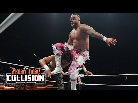 Bang Bang Gang vs MxM TV: MATCH HIGHLIGHTS! | AEW Collision,...