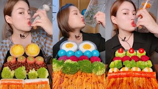 Chinese mukbang eating soo fast can you do that 🌶 🔥 Eating Sound 너무 빨리 먹는 중국 먹방 너 할 수있어