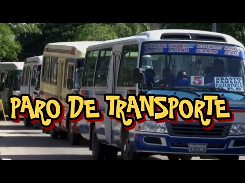 Paro de transporte público y pesado en santa cruz Bolivia desde el 1 de agosto por falta de diesel