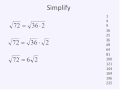 Simplifying Irrational Square Roots