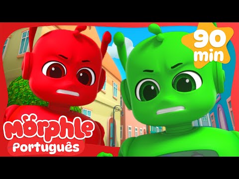 Morphle vs Orphle: Batalha de Robôs! | Maratona do Morphle Brasil! | Desenhos Animados em Português