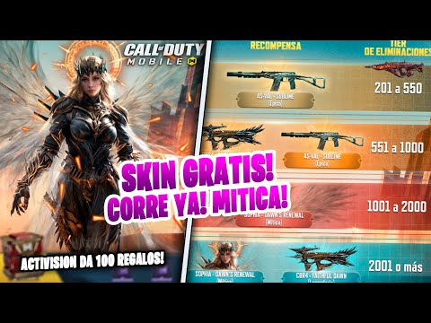 CORRE YA! ACTIVISION REGALA SKIN MITICA GRATIS! COD MOBILE | Dimitry