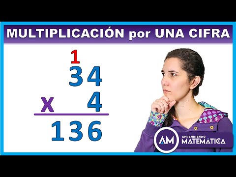 MULTIPLICACIÓN por UNA CIFRA (llevando) #2 | Aprendiendo Matemática