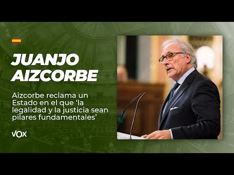 Aizcorbe reclama un Estado en el que ‘la legalidad y la justicia sean pilares fundamentales’