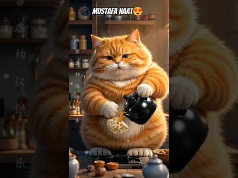 mustafa mustafa naat😍 || cat and girls #beautifulnat #cutecat #trending
