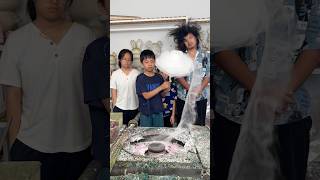 Cotton candy art stringing