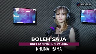 BOLEH SAJA - Karaoke duet tanpa vokal cowok || Nuri Valeria ( H RHOMA IRAMA)