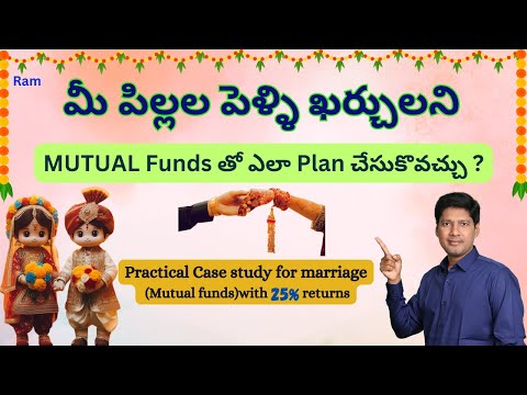 How to Plan Marriage expenses with Mutual fund investments in telugu | Financial plan For wedding