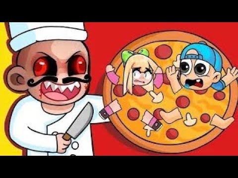 Queríamos Ir A Comer Pizza! Pero Un Pizzero MALOSO Nos Ha ATRAPADO!😮 🍕EscAPAMOS De La Pizzería!