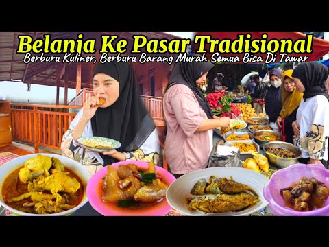 TENANGNYA HIDUP DI DESA | Keseruan Belanja Di Pasar Tradisional Di Kampung