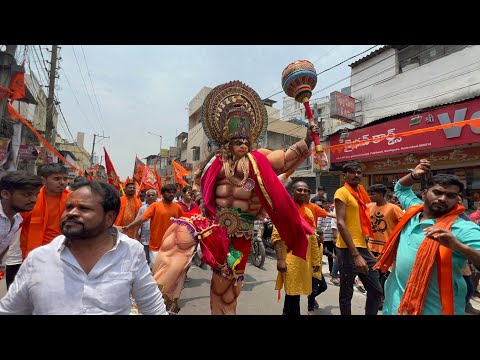 Veer Hanuman Dancing at Hanuman Jayanti in Hyderabad | Hanuman dance Video | Hanuman viral video
