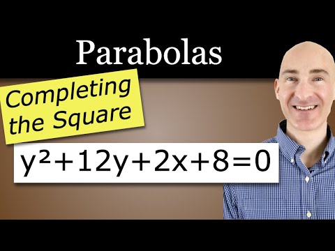 Graph the Parabola by Completing the Square and Using Focus and Vertex to Graph