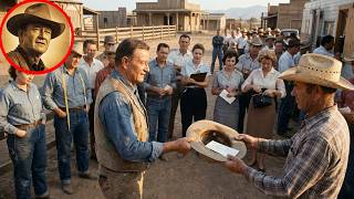 John Wayne Stood In A Pay Line For The First Time Ever And Passed His Own Hat For A Reason...