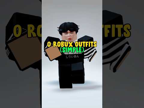 0 Robux Simple Outfit Ideas!
