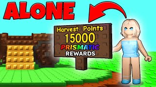 How to MAX Summer Harvest ALONE in Grow A Garden...