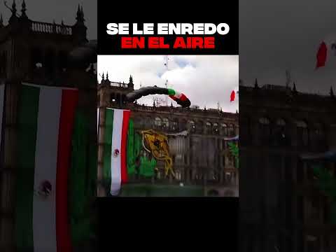 Mira este militar mexicano que cayó en paracaídas y sorprendió al mundo #shorts