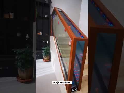 Aquarium stairs #shorts #shortsviral #aquarium #stairdesign