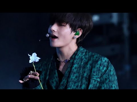 [ENG SUB] V-BTS (방탄소년단) SINGULARITY live performance [with ENG lyrics]