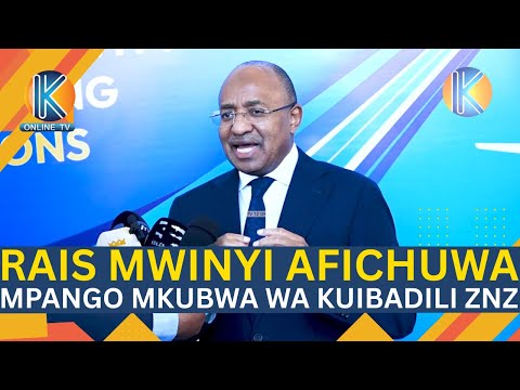 RAIS MWINYI AFICHUA MPANGO MKUBWA WA KUIBADILI ZNZ KITUO KIKUU CHA NDEGE!