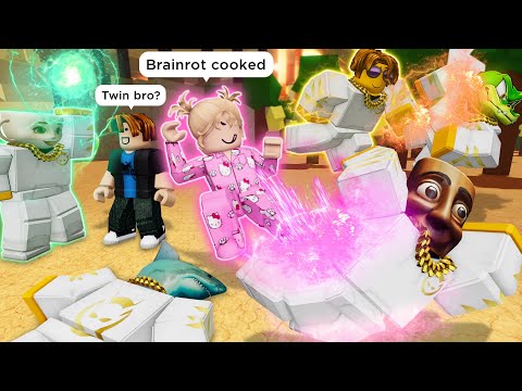 THE STRONGEST BATTLEGROUNDS: THE DESERT WAR 💪 Roblox Brookhaven 🏡 RP - Funny Moments