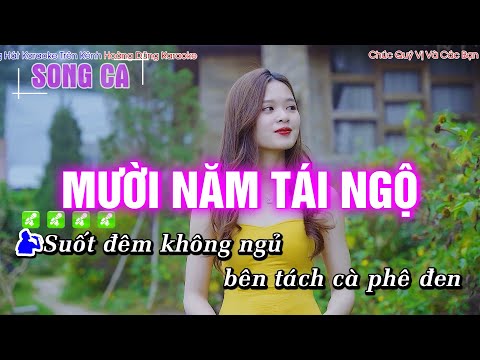 Mười Năm Tái Ngộ Karaoke Bolero |Song Ca| Dễ Hát Nhất – Hoàng Dũng Karaoke