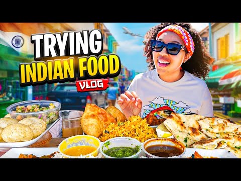 TRYING INDIAN FOOD FOR THE FIRST TIME! #INDIANFOOD #foodie